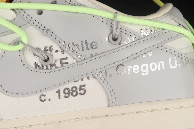 All Categories Nk SB Dunk Series Nk SB Dunk Low Low-top Sneakers Pure Original Version OF x Nk Dunk Low OW White Gray Casual Sports Skateboard Shoes DM1602-128